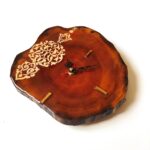 ساعت چوبی و رزینی