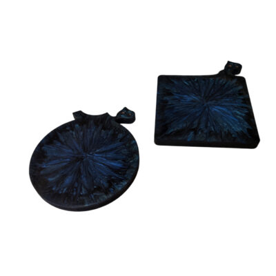 زیر لیوانی چوب و رزین